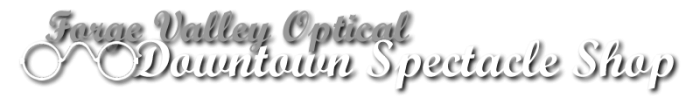 Forge Valley Optical - Downtown Spectacle Shop Banner